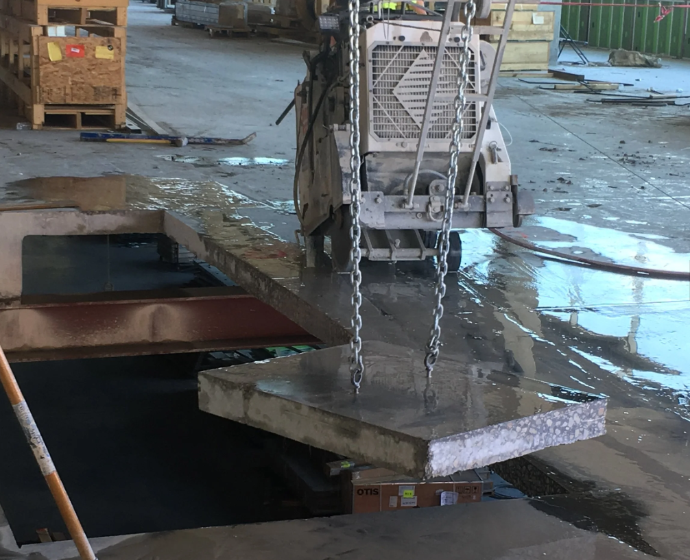 Concrete beam and column removal — interior renovation project (6)